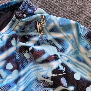 Blue Speedo Swimsuit